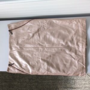 Gili pleather slim skirt